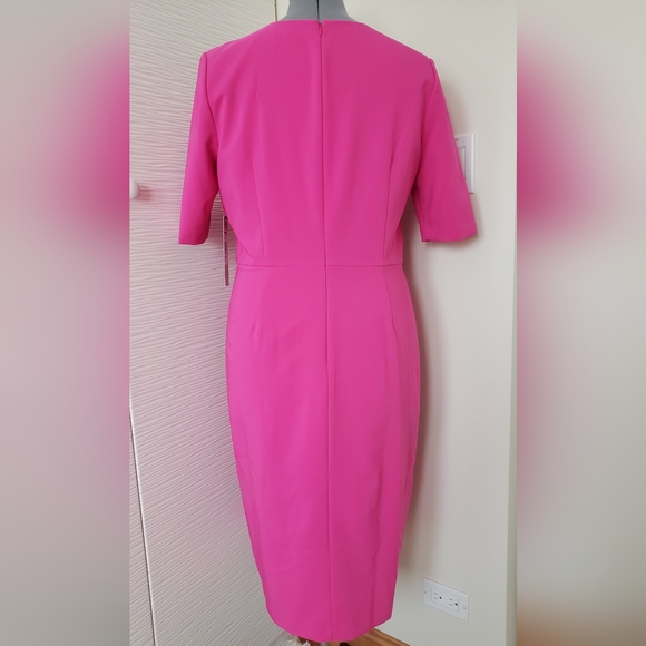 Kay Unger New York Womens Tinsley Pink Cocktail and Party Dress Size 16 NWT - Picture 5 of 6